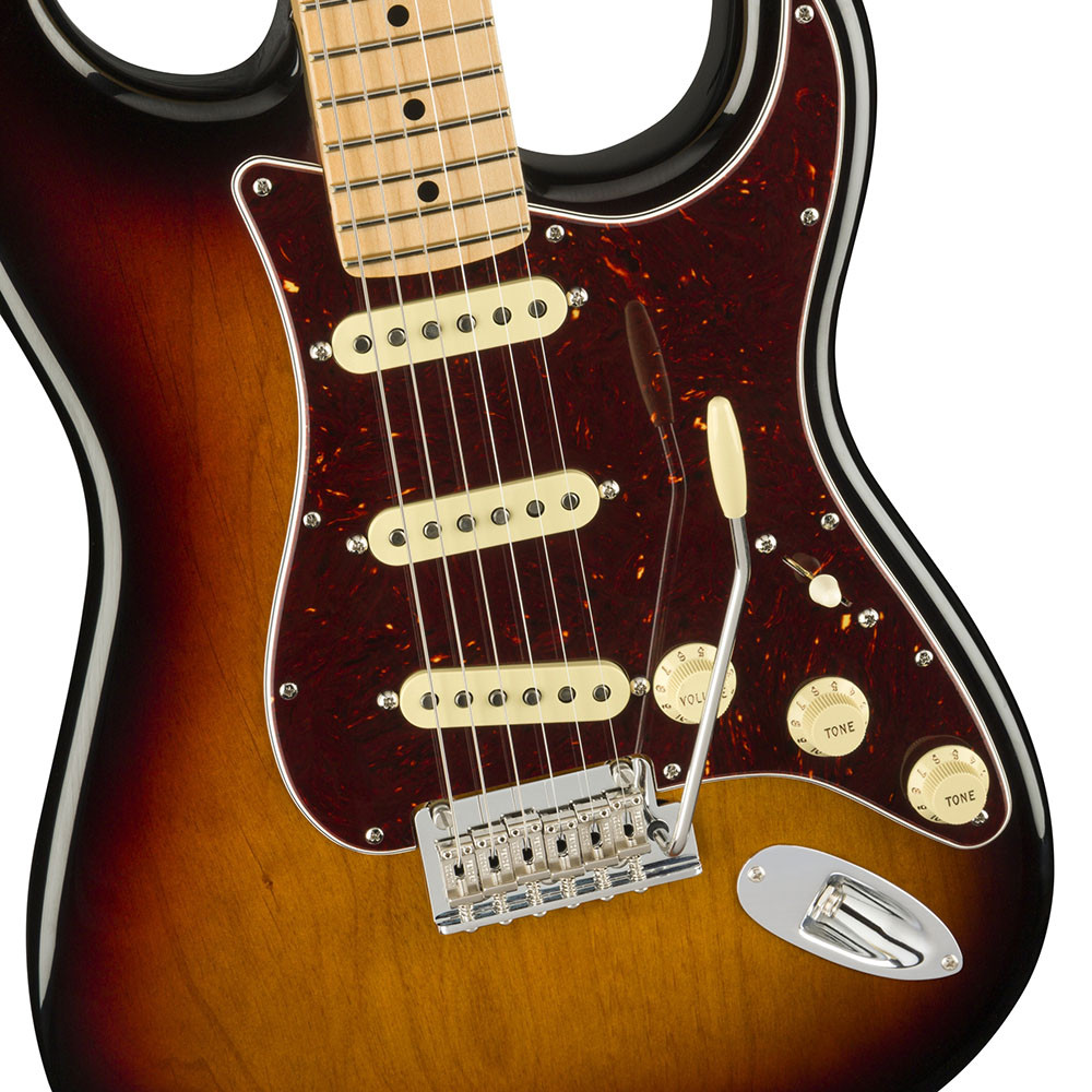 Fender 0113902700 AM Pro II Strat Maple 3-Colour Sunburst Electric Guitar