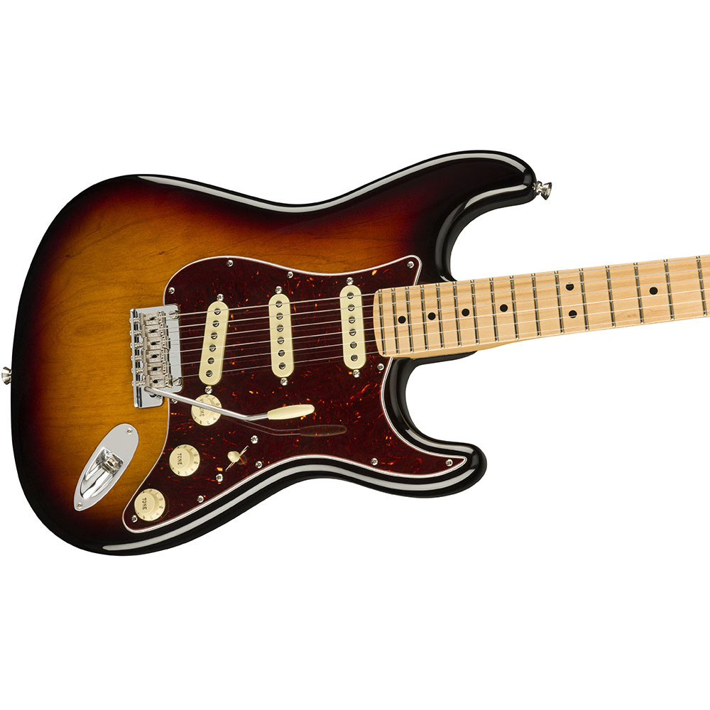 Fender 0113902700 AM Pro II Strat Maple 3-Colour Sunburst Electric Guitar