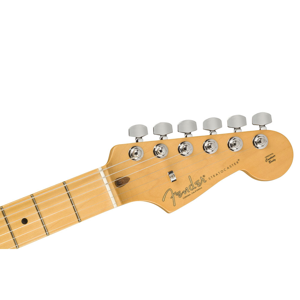 Fender 0113902705 AM Pro II Strat Maple Olympic White Electric Guitar