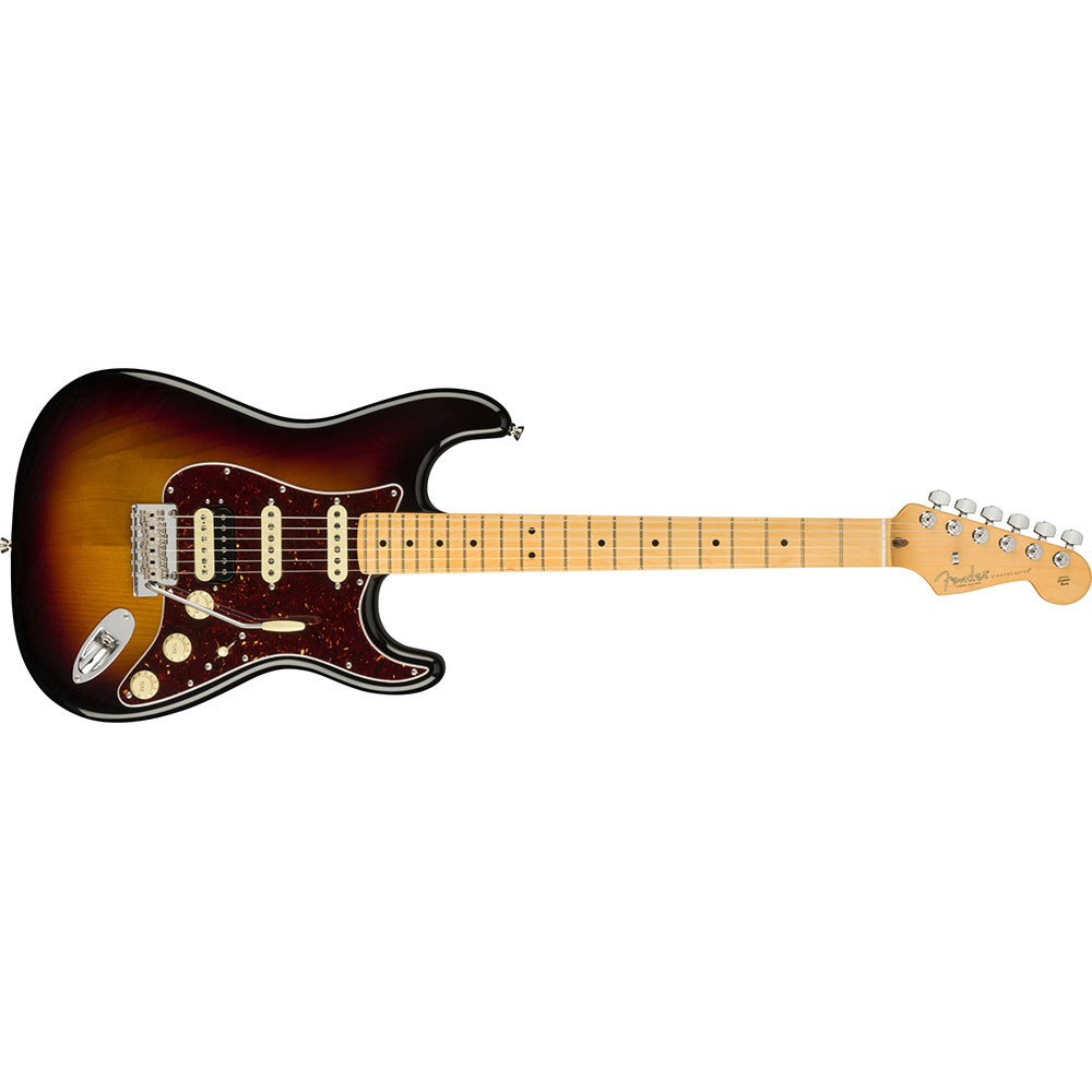 Fender 0113912700 AM Pro II Strat HSS Maple 3-Colour Sunburst Electric Guitar