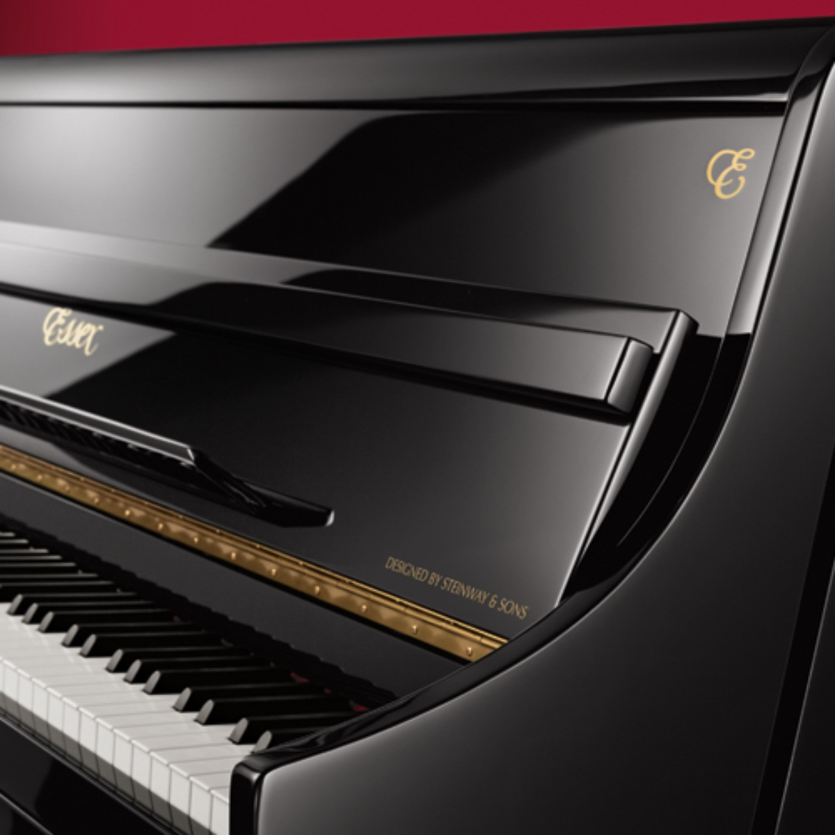 Essex Pianos Upright EUP111E Ebonized High Polished