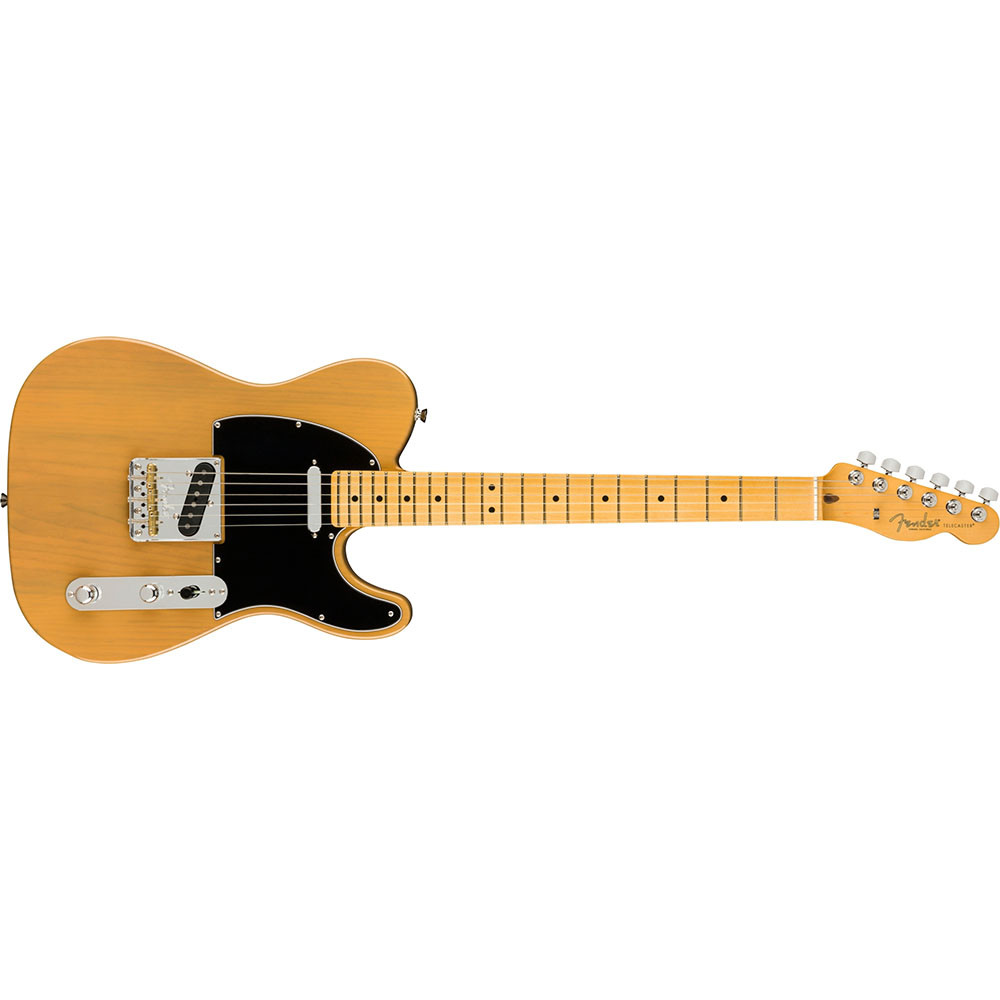 Fender 0113942750 AM Pro II Tele Maple Butterscotch Blonde Electric Guitar