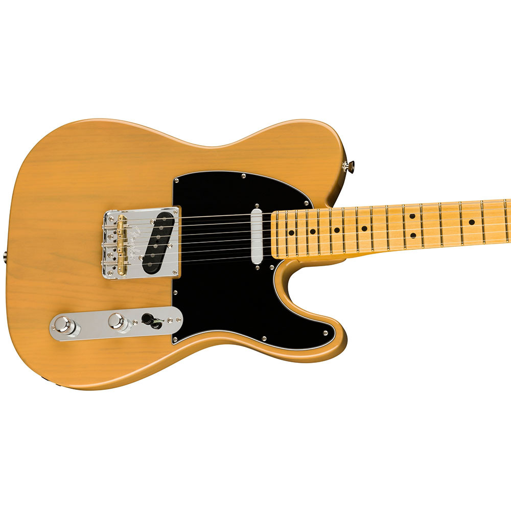 Fender 0113942750 AM Pro II Tele Maple Butterscotch Blonde Electric Guitar