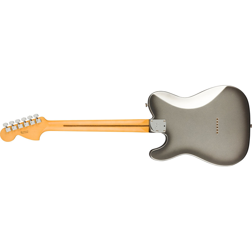 Fender 0113960755 AM Pro II Tele Deluxe Rosewood Mercury Electric Guitar