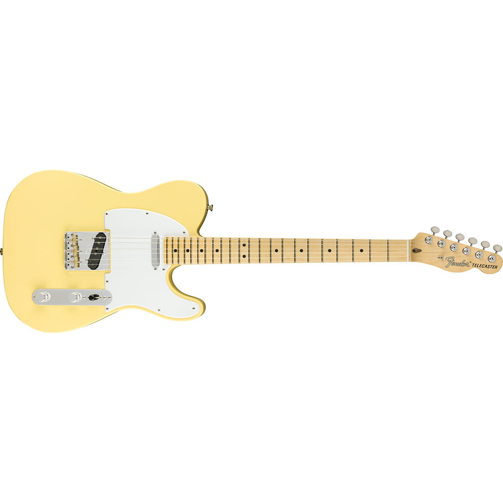 Fender 0115112341 AM Performer Tele Maple Vintage White Electric Guitar