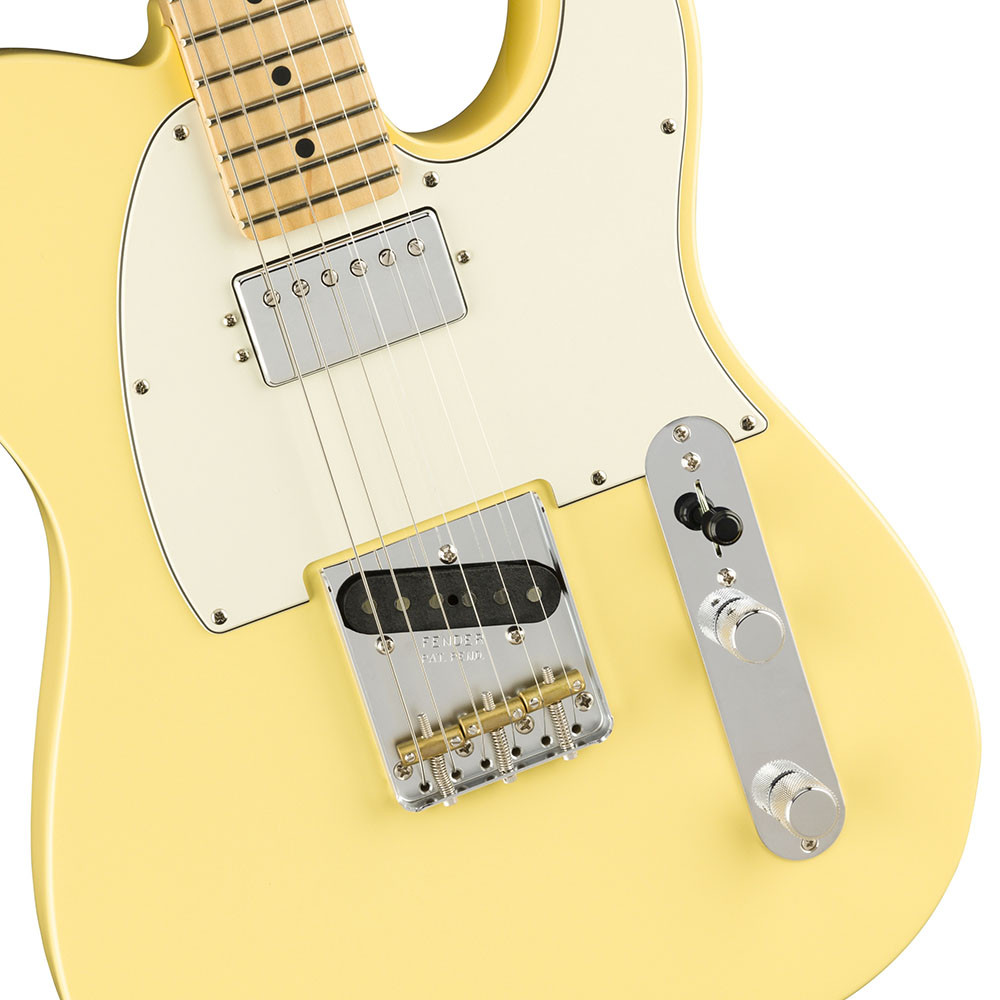 Fender 0115122341 AM Performer Tele Humbucking Maple Vintage White Electric Guitar
