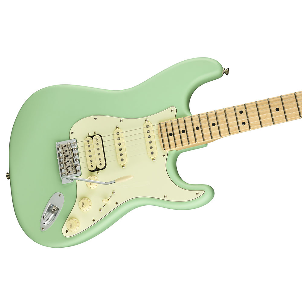 Fender 0114922357 AM Performer Strat HSS Maple Satin Surf Green Electric Guitar