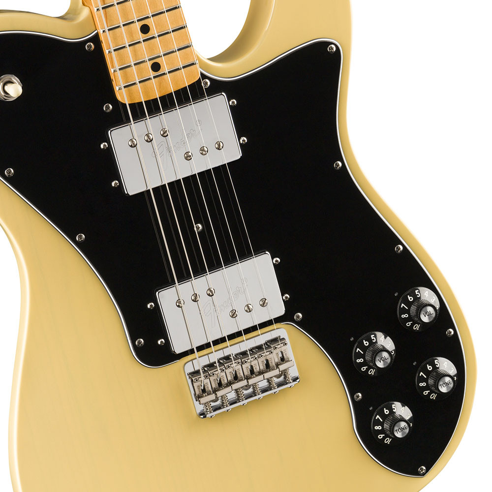 Fender 0149812307 Vintera 70s Tele Deluxe Maple Vintage Blonde Electric Guitar
