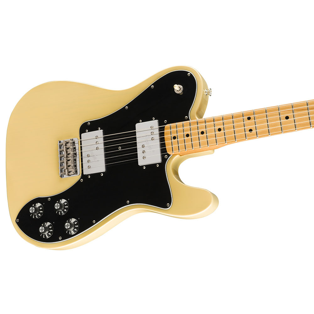 Fender 0149812307 Vintera 70s Tele Deluxe Maple Vintage Blonde Electric Guitar
