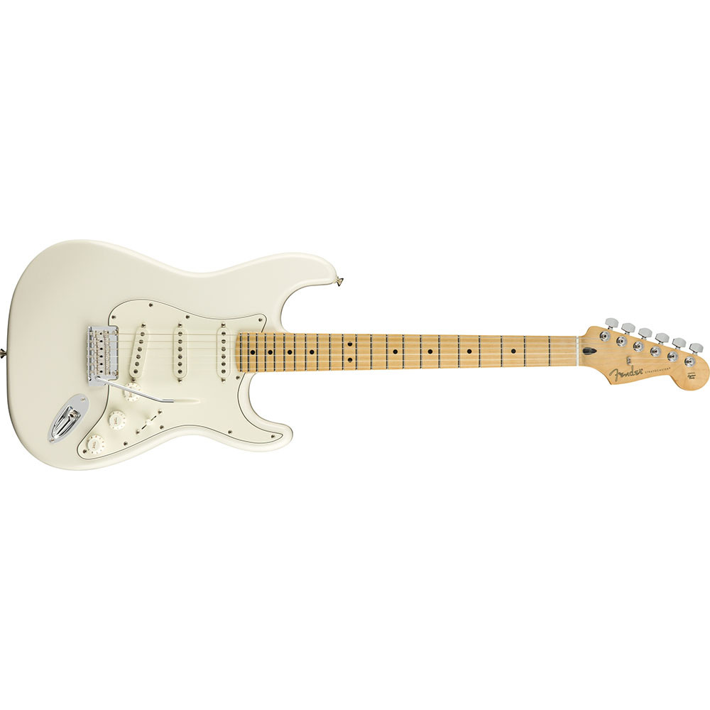 Fender 0144502515 Player Strat Maple Polar White Electric Guitar