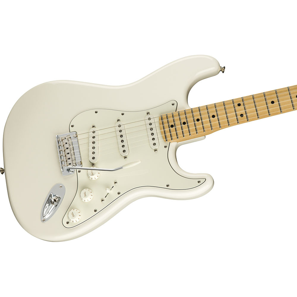 Fender 0144502515 Player Strat Maple Polar White Electric Guitar