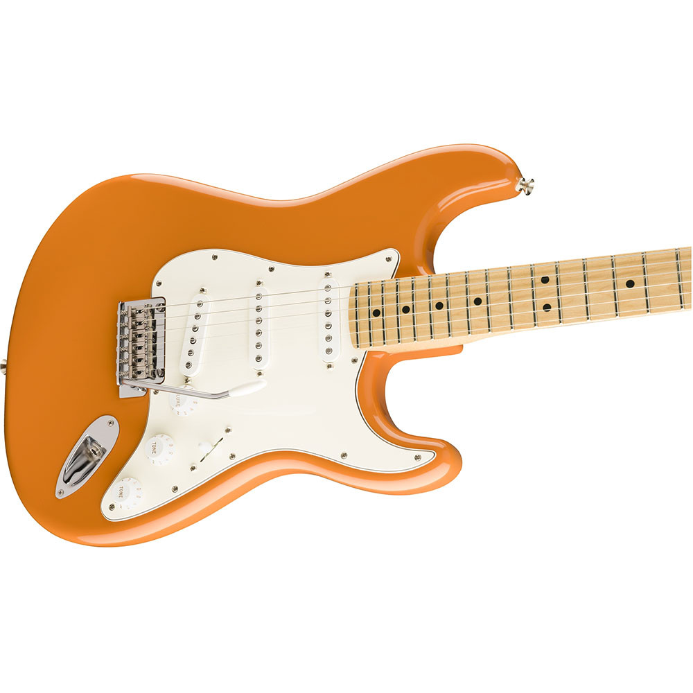 Fender 0144502582 Player Strat Maple Capri Orange Electric Guitar