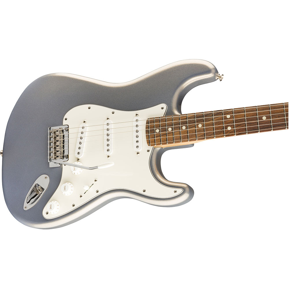 Fender 0144503581 Player Strat Pau Ferro Silver Electric Guitar