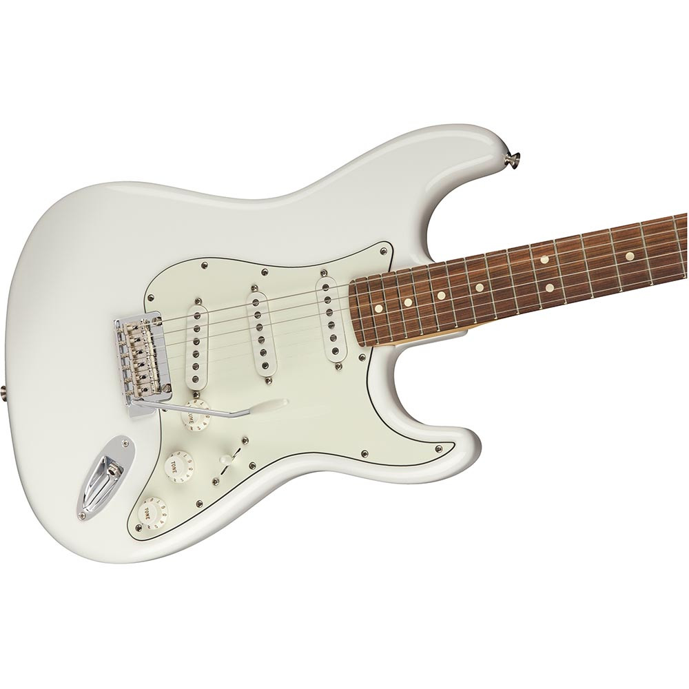 Fender 0144503515 Player Strat Pau Ferro Polar White Electric Guitar