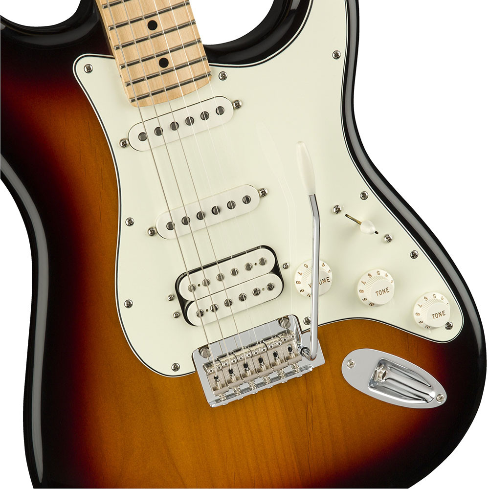 Fender 0144522500 Player Strat HSS Maple 3-Colour Sunburst Electric Guitar