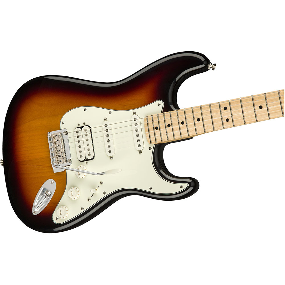 Fender 0144522500 Player Strat HSS Maple 3-Colour Sunburst Electric Guitar
