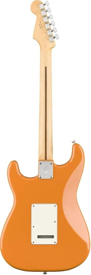Fender 0144523582 Player Strat HSS Pau Ferro Capri Orange Electric Guitar