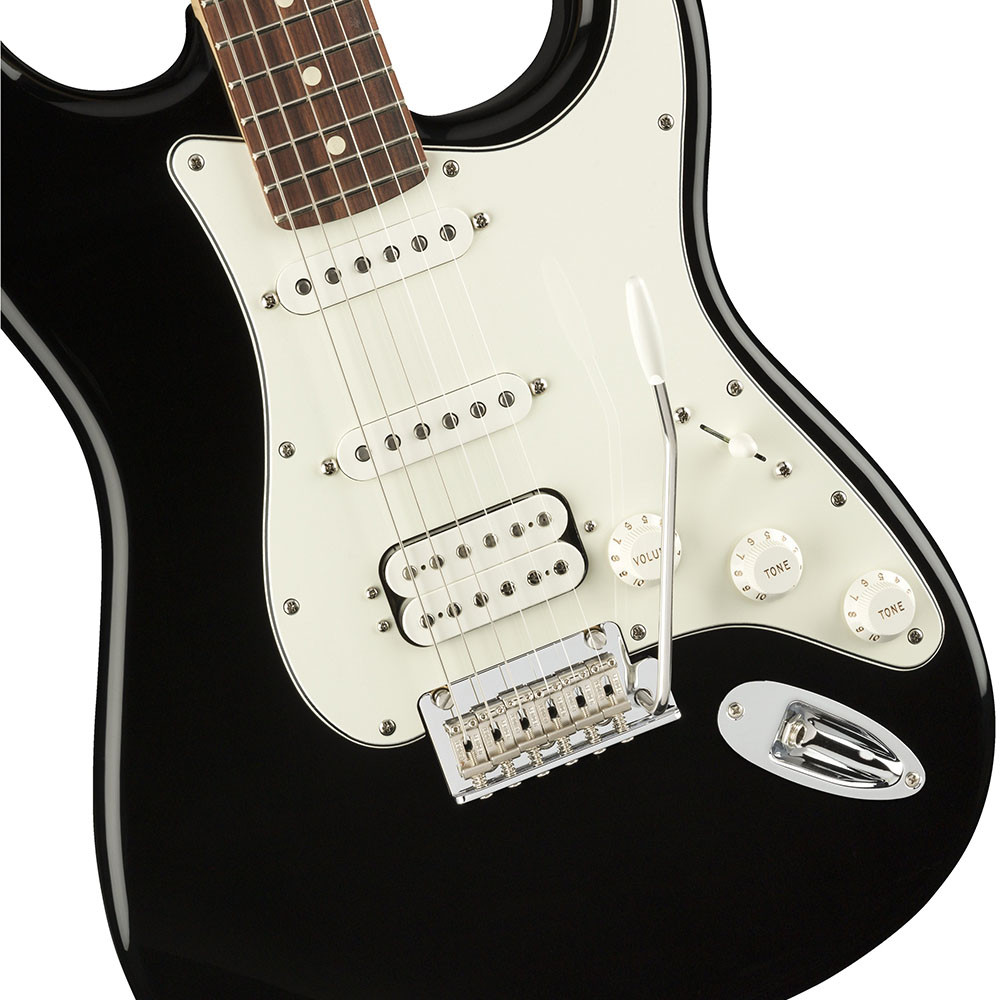 Fender 0144523506 Player Strat HSS Pau Ferro Black Electric Guitar