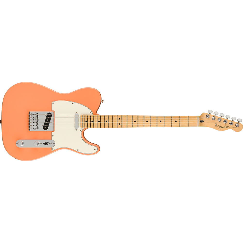 Fender 0144581579 DE Player Telecaster Maple Pacific Peach Electric Guitar
