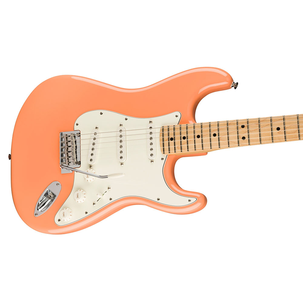 Fender 0144502579 DE Player Strat Maple Pacific Peach Electric Guitar