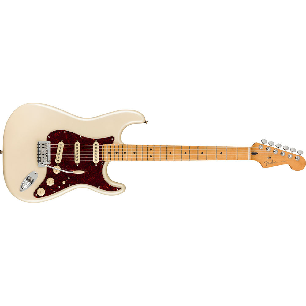 Fender 0147312323 Player Plus Strat Maple Olympic Pearl Electric Guitar
