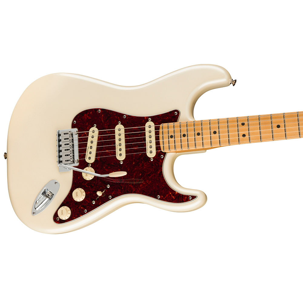 Fender 0147312323 Player Plus Strat Maple Olympic Pearl Electric Guitar