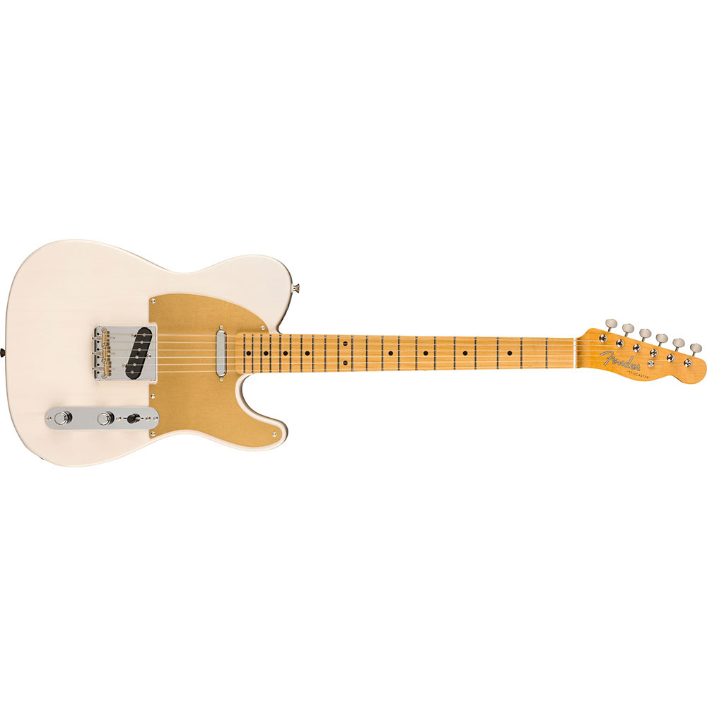 Fender 0251962301 JV Modified 50s Telecaster Maple White Blonde Electric Guitar