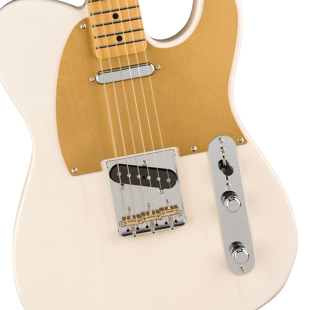 Fender 0251962301 JV Modified 50s Telecaster Maple White Blonde Electric Guitar