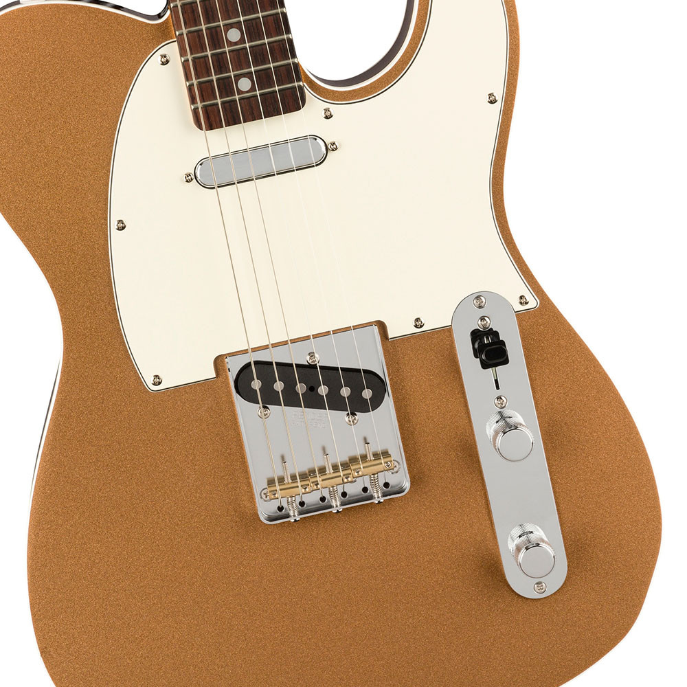 Fender 0251900353 JV Modified 60S Custom Tele Rosewood Firemist Gold Electric Guitar