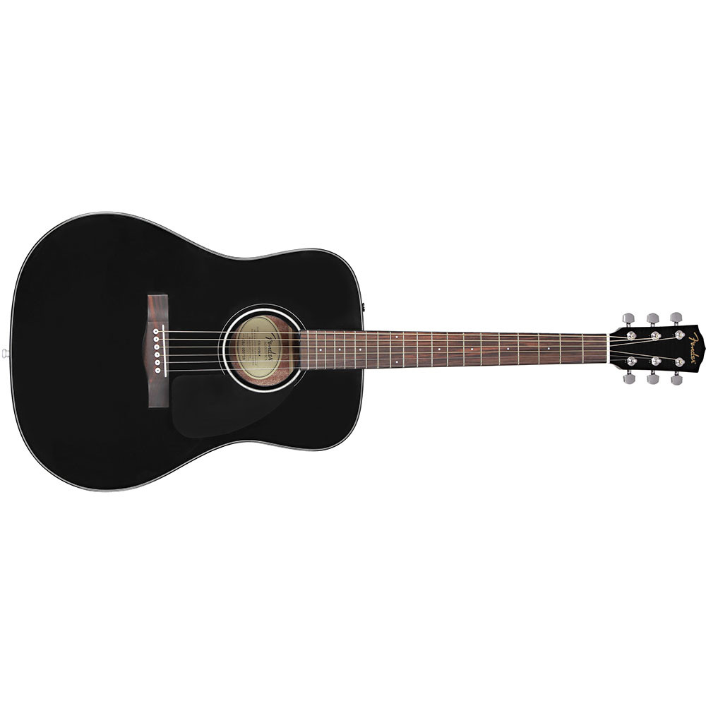 Fender 0970110506 Dreadnought CD60 V3 Black Acoustic Guitar