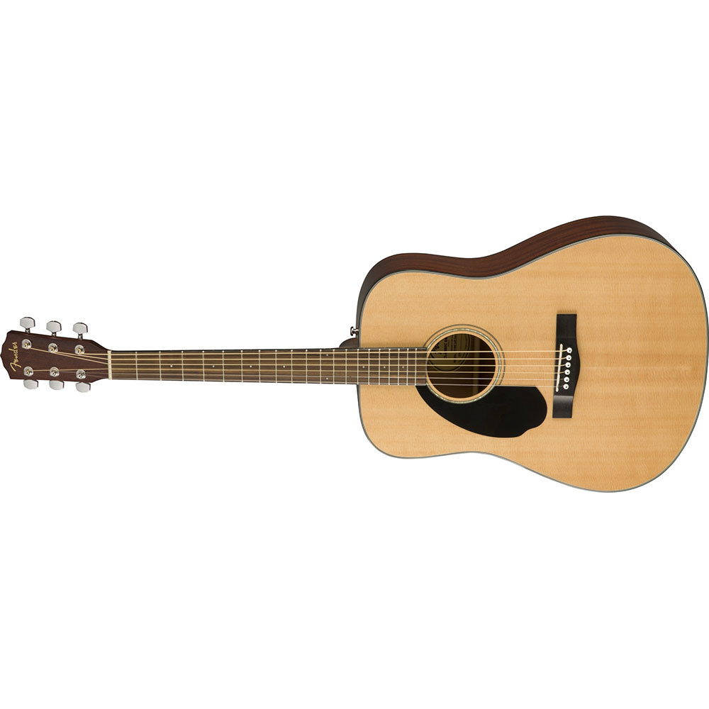 Fender 0970115021 Dreadnought Solid CD60S Natural Lefty Acoustic Guitar