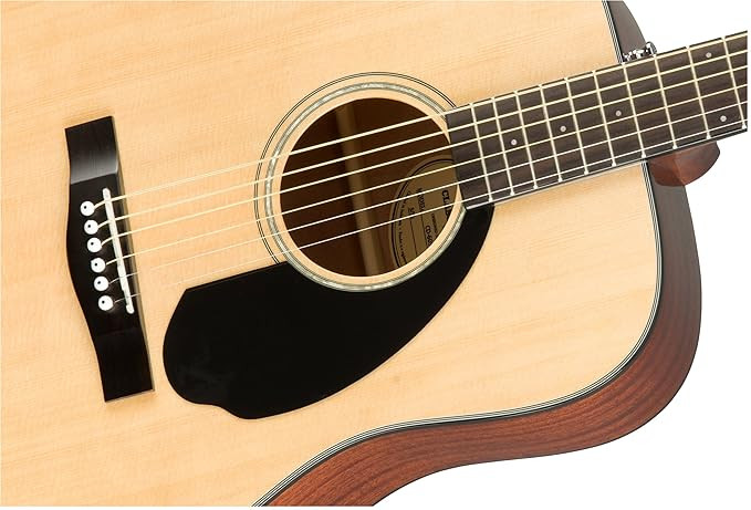 Fender 0970110021 Dreadnought Solid CD60S Natural Acoustic Guitar