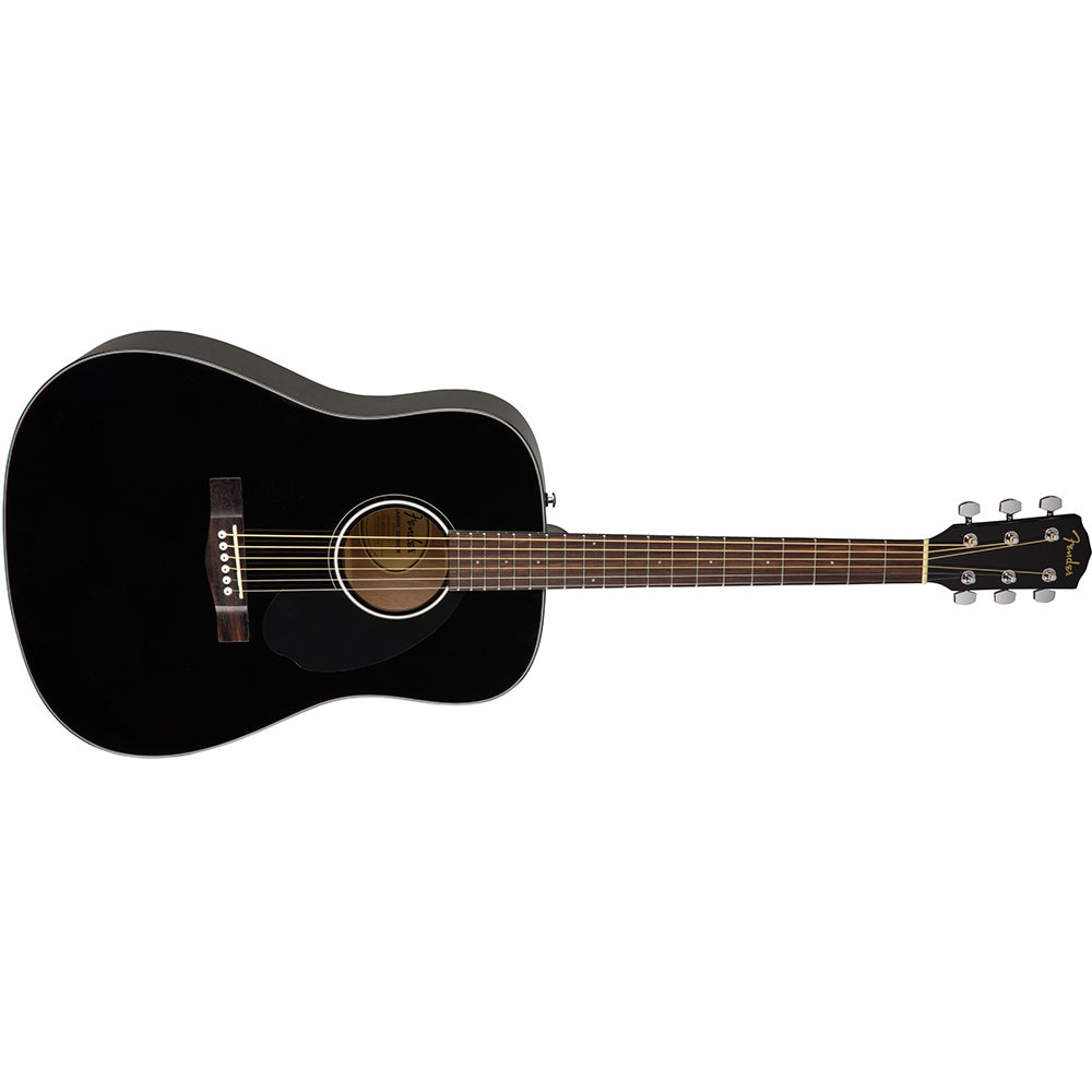 Fender 0970110006 Dreadnought Solid CD60S Black Acoustic Guitar