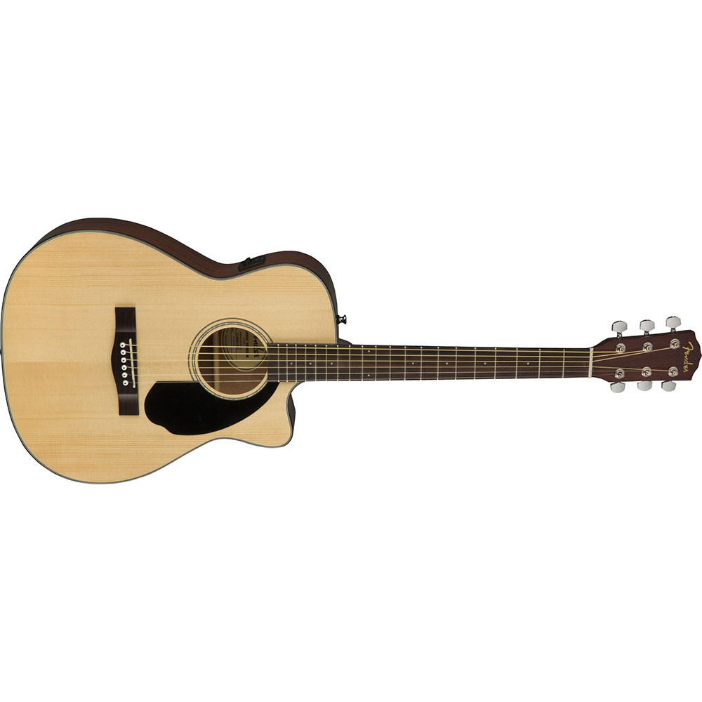 Fender 0970153021 Concert Cutaway Electronics CC60SCE Natural Acoustic Guitar