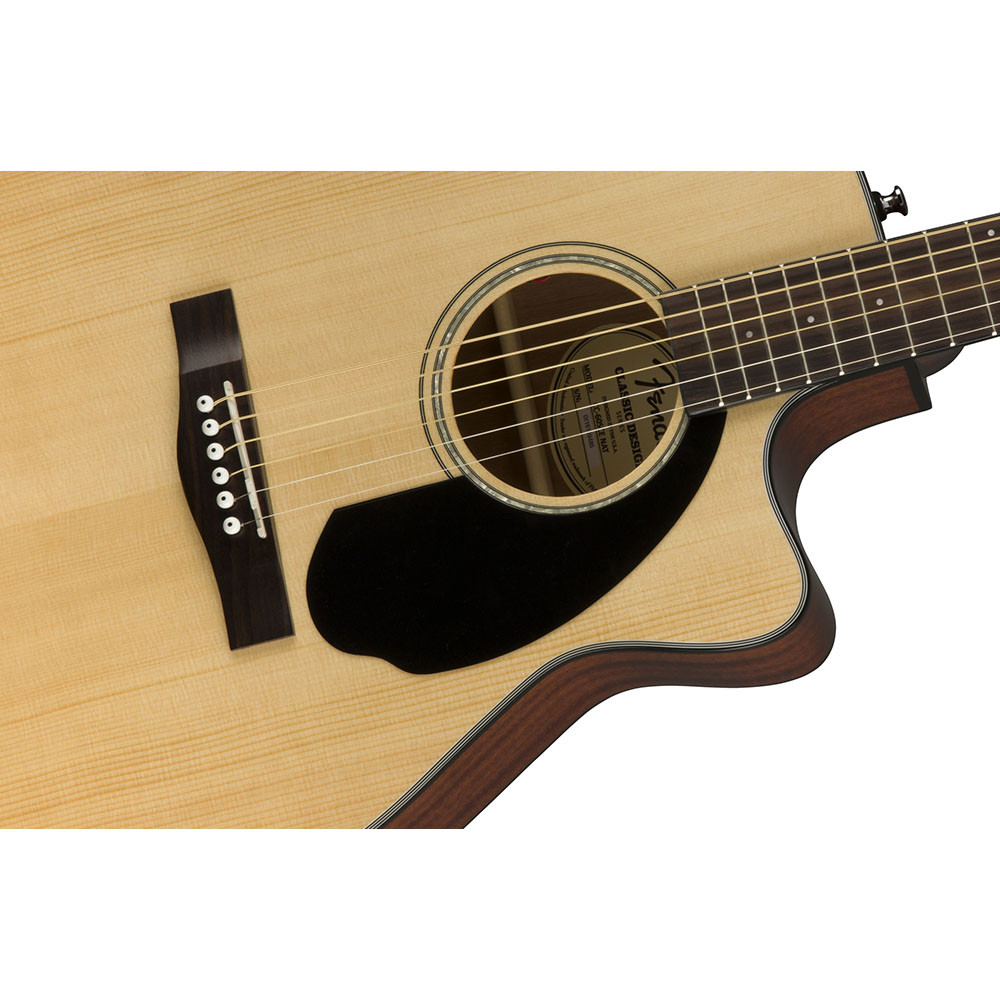 Fender 0970153021 Concert Cutaway Electronics CC60SCE Natural Acoustic Guitar