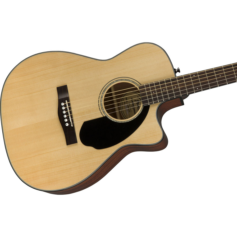 Fender 0970153021 Concert Cutaway Electronics CC60SCE Natural Acoustic Guitar