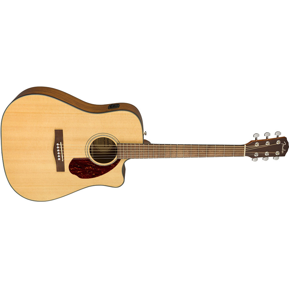 Fender 0970213321 with Cutaway Electronics & Case CD-140SCE Natural Acoustic Guitar