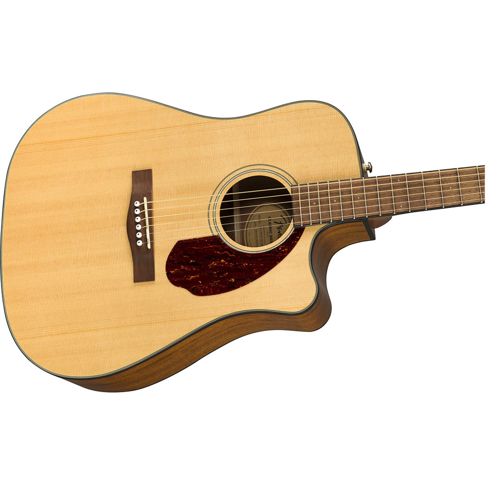 Fender 0970213321 with Cutaway Electronics & Case CD-140SCE Natural Acoustic Guitar