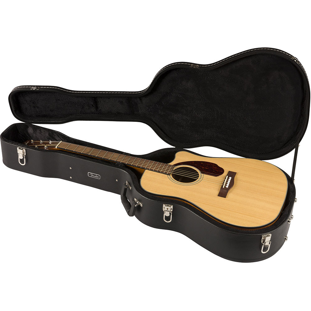 Fender 0970213321 with Cutaway Electronics & Case CD-140SCE Natural Acoustic Guitar