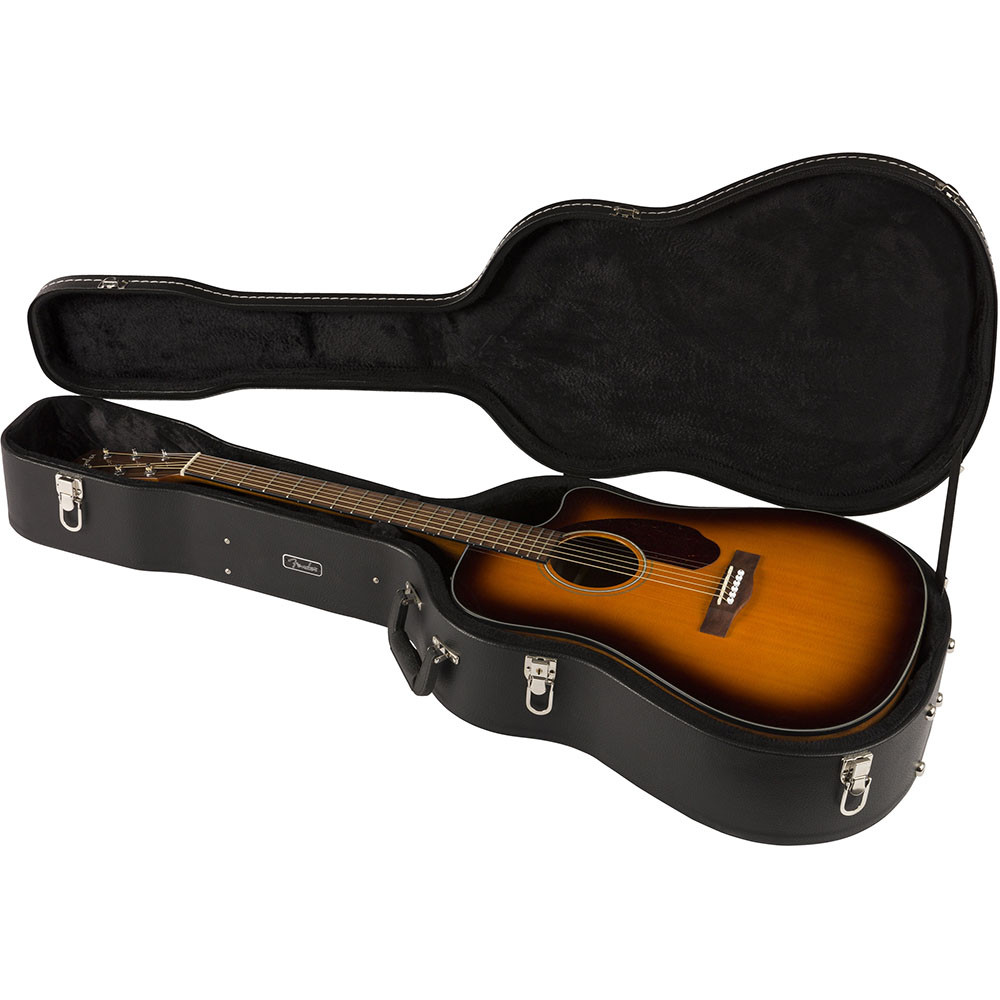 Fender 0970213332 with Cutaway Electronics & Case CD-140SCE Sunburst Acoustic Guitar