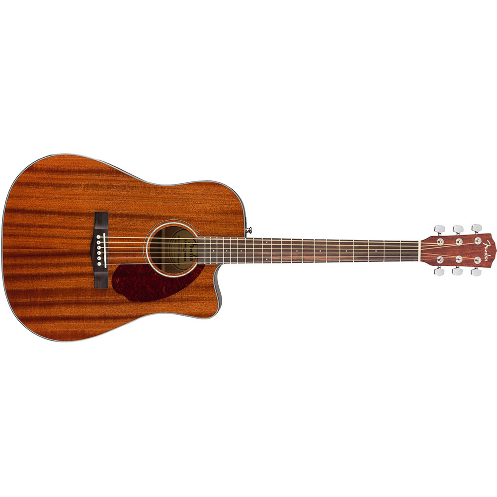 Fender 0970213322 with Cutaway Electronics & Case CD-140SCE Mahogany Acoustic Guitar