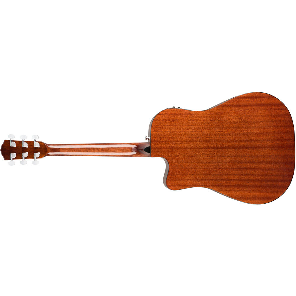Fender 0970213322 with Cutaway Electronics & Case CD-140SCE Mahogany Acoustic Guitar