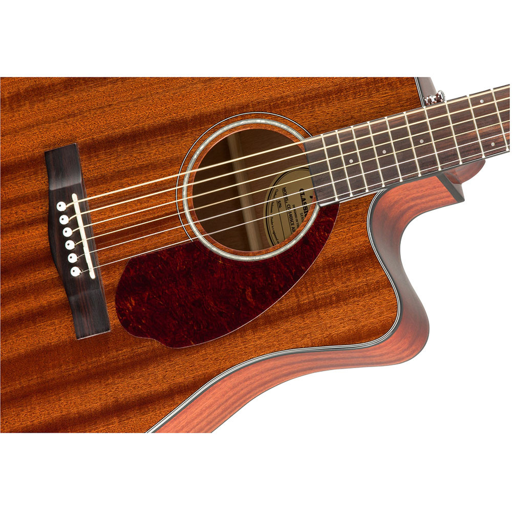 Fender 0970213322 with Cutaway Electronics & Case CD-140SCE Mahogany Acoustic Guitar
