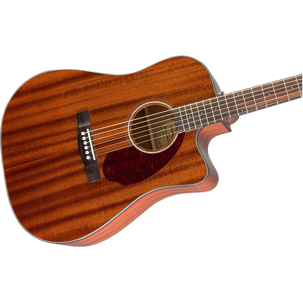 Fender 0970213322 with Cutaway Electronics & Case CD-140SCE Mahogany Acoustic Guitar