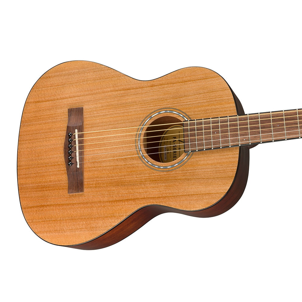 Fender 0971170121 3-4 Size FA-15 Natural with Bag Acoustic Guitar