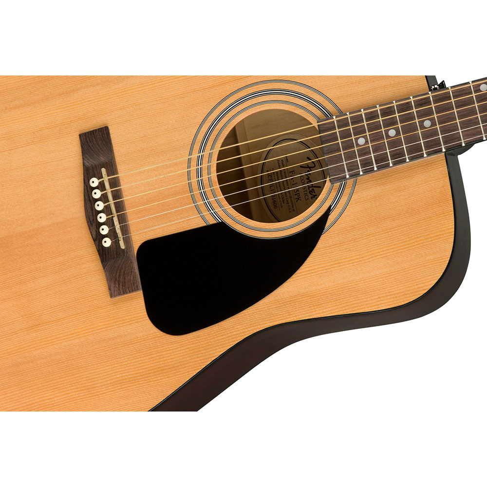 Fender 0971210721 Dreadnought Pack FA-115 Natural Acoustic Guitar