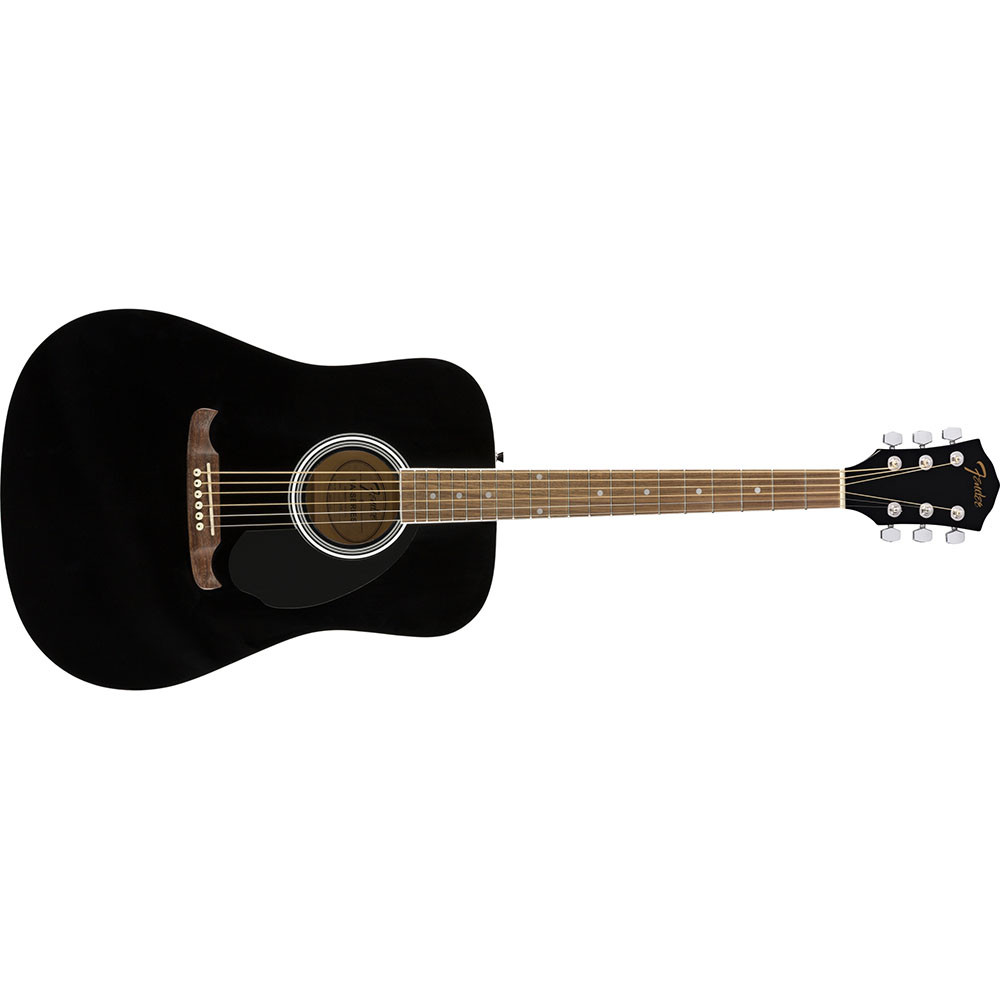 Fender 0971210706 Dreadnought FA-125 Black Acoustic Guitar