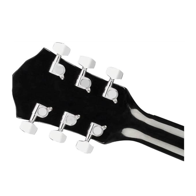 Fender 0972713506 Dreadnought Cutaway Electronics FA-125CE Black Acoustic Guitar