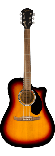 Fender 0972713532 Dreadnought Cutaway Electronics FA-125CE Sunburst Acoustic Guitar