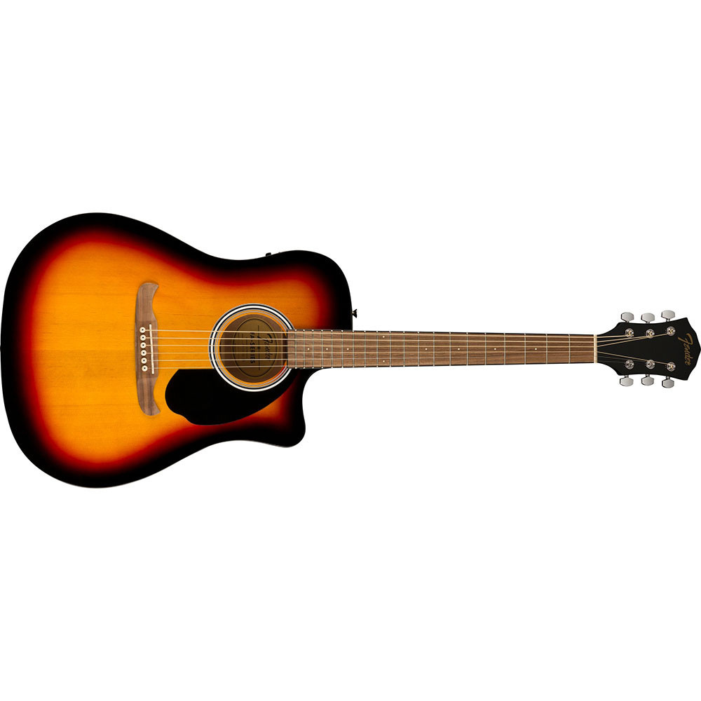 Fender 0972713532 Dreadnought Cutaway Electronics FA-125CE Sunburst Acoustic Guitar